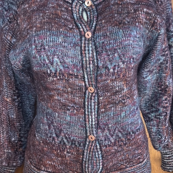 Vintage La Squadra Monte Carlo cardigan mohair blend size small-medium, Italy - Picture 3 of 13